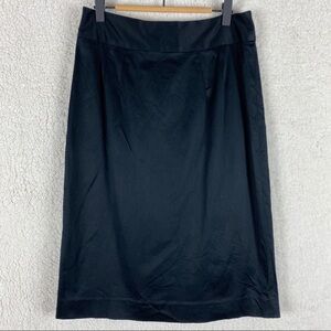 Banana Republic Black Midi Pencil Skirt Size 6